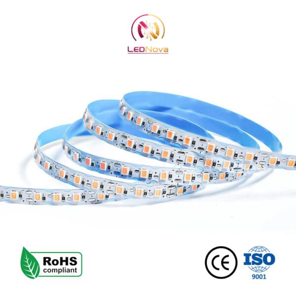 Bandă LED S-Type 2835, 12V/24V, IP20 – Ultra-Flexibilă (Zig-Zag)