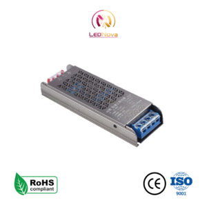 Sursă de alimentare LED Slim XJK-300W, profil subțire, tensiune duală 12V / 24V, protecție IP20
