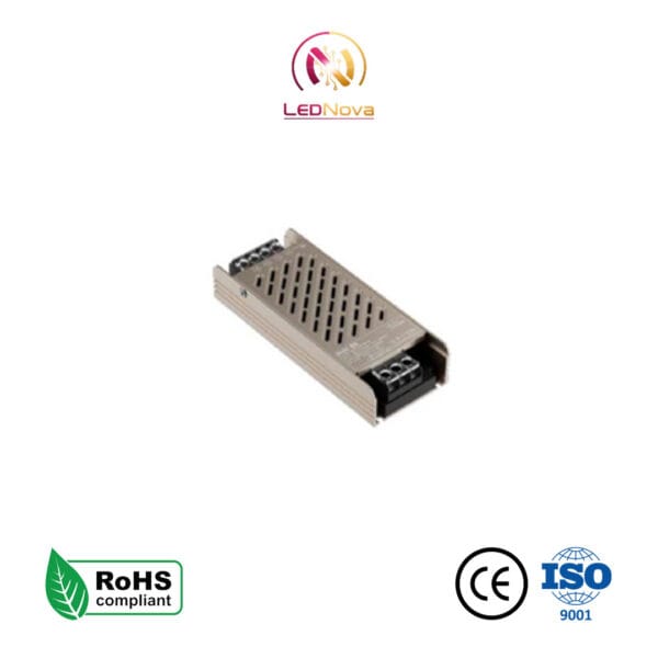 Sursă de alimentare AC-DC LFA 48V Slim 60W LS în carcasă metalică perforată pentru sisteme LED