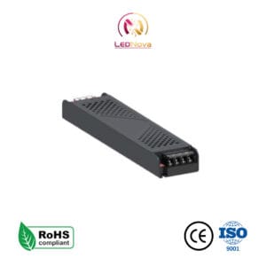 Sursă de alimentare reglabilă LHW 24V 150W pentru benzi LED în carcasă neagră