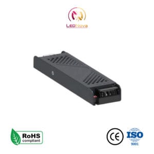 Sursă de alimentare reglabilă LHW 24V 60W pentru benzi LED în carcasă neagră
