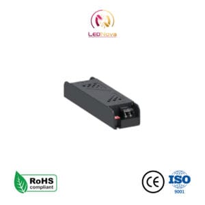 Sursă de alimentare reglabilă LHW 24V 60W pentru benzi LED în carcasă neagră
